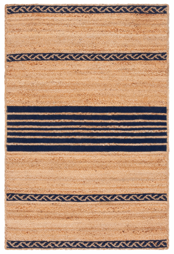Safavieh Natural Fiber 262 Contemporary Hand Loomed 90% Jute, 10% Cotton Rug NFB262N-4