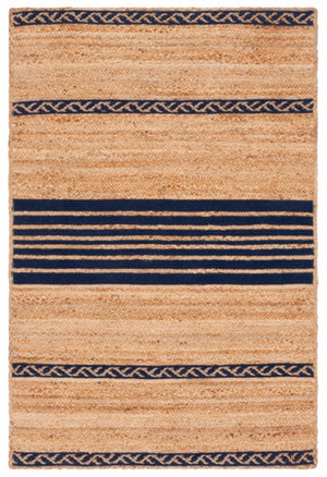 Safavieh Natural Fiber 262 Hand Loomed 90% Jute and 10% Cotton Contemporary Rug NFB262N-3