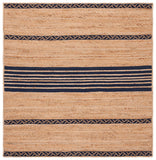 Safavieh Natural Fiber 262 Hand Loomed 90% Jute and 10% Cotton Contemporary Rug NFB262N-6SQ