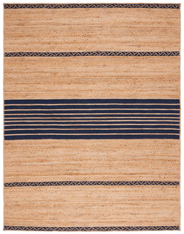 Safavieh Natural Fiber 262 Hand Loomed 90% Jute and 10% Cotton Contemporary Rug NFB262N-8
