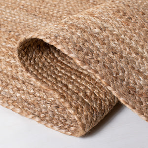 Natural Fiber 304 Contemporary Power Loomed 100% Jute Pile Rug Natural