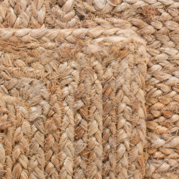 Natural Fiber 304 Contemporary Power Loomed 100% Jute Pile Rug Natural