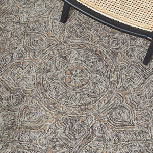 Safavieh Natural Fiber 351 Hand Tufted 70% Jute/20% Wool/and 10% Cotton Rug NFB351H-8