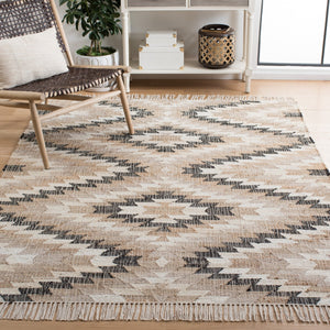Safavieh Natural Fiber 401 Hand Loomed 80% Jute and 20% Cotton Rug NFB401A-8