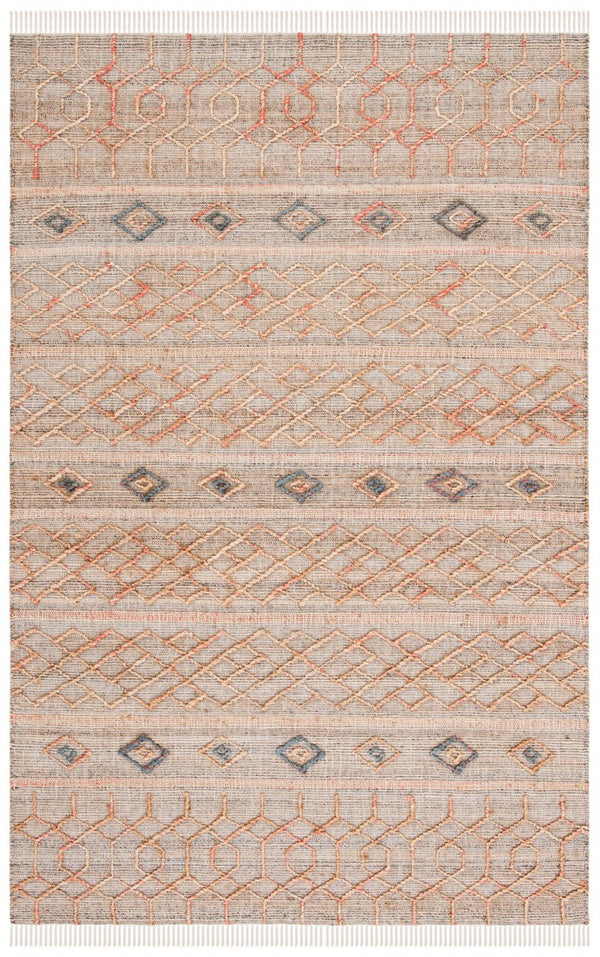 Safavieh Natural Fiber 402 Hand Loomed 80% Jute and 20% Cotton Rug NFB402A-8