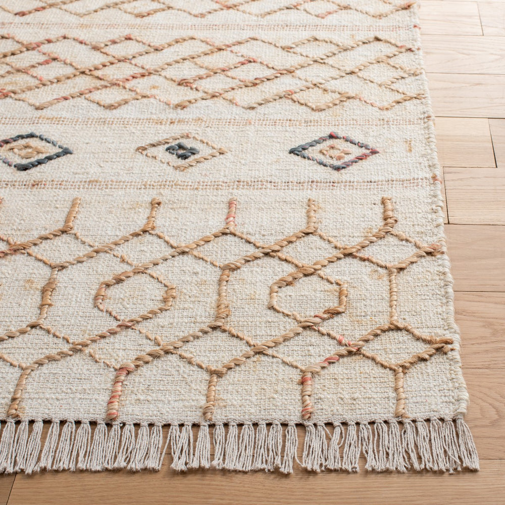 Safavieh Natural Fiber 403 Hand Loomed 80% Jute and 20% Cotton Rug NFB403A-8