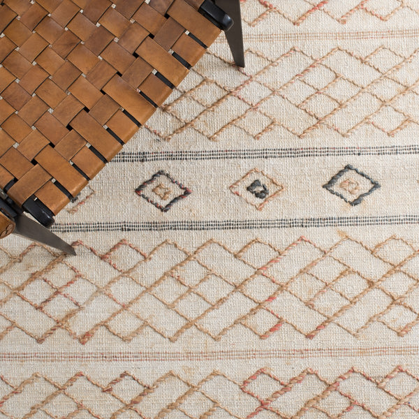 Safavieh Natural Fiber 403 Hand Loomed 80% Jute and 20% Cotton Rug NFB403A-8