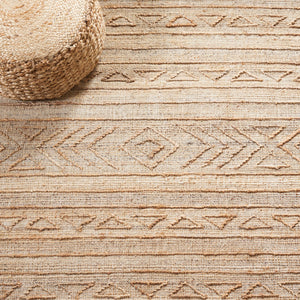 Safavieh Natural Fiber 404 Hand Loomed 80% Jute and 20% Cotton Rug NFB404A-8