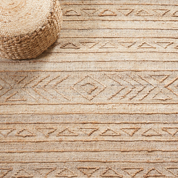 Safavieh Natural Fiber 404 Hand Loomed 80% Jute and 20% Cotton Rug NFB404A-8