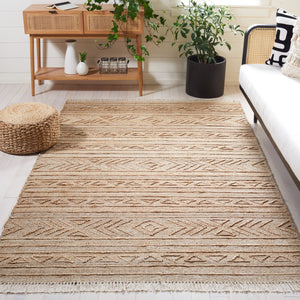 Safavieh Natural Fiber 404 Hand Loomed 80% Jute and 20% Cotton Rug NFB404A-8