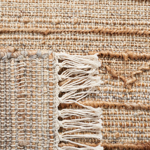 Safavieh Natural Fiber 404 Hand Loomed 80% Jute and 20% Cotton Rug NFB404A-8