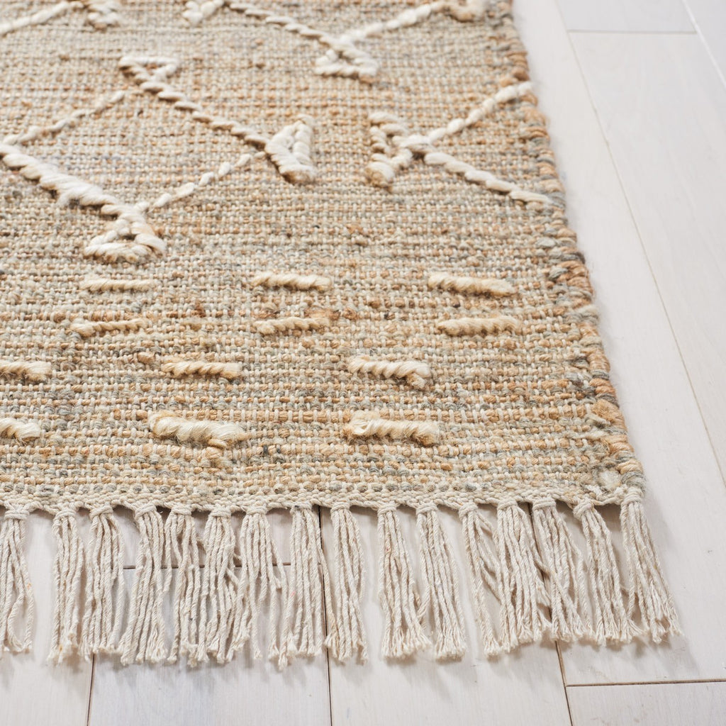 Natural Fiber 405 Hand Loomed Jute and Cotton Rug - Eco-Friendly Elega ...