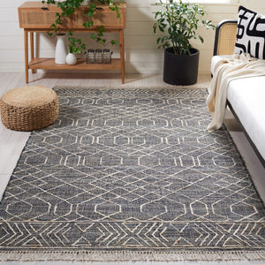 Safavieh Natural Fiber 406 Hand Loomed 80% Jute and 20% Cotton Rug NFB406Z-8