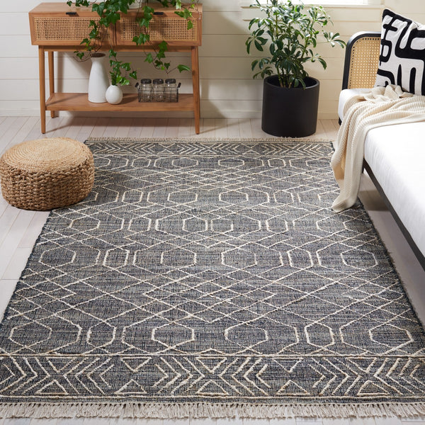 Safavieh Natural Fiber 406 Hand Loomed 80% Jute and 20% Cotton Rug NFB406Z-8