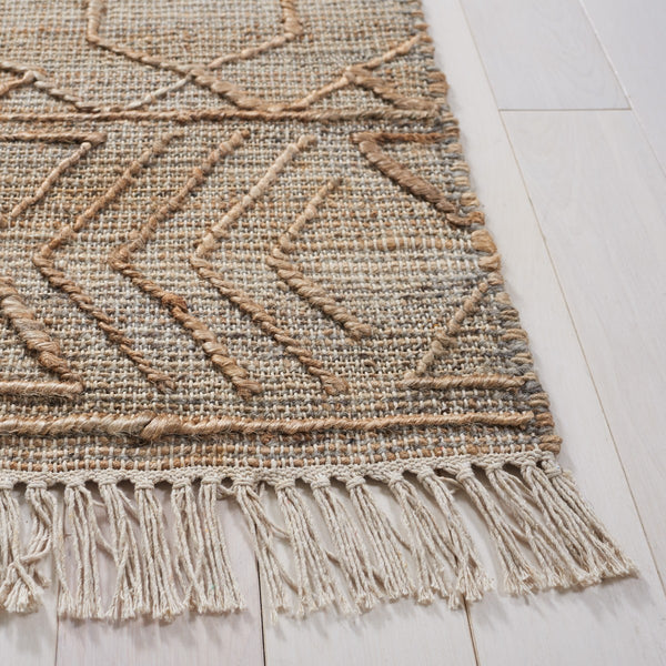 Safavieh Natural Fiber 407 Hand Loomed 80% Jute and 20% Cotton Rug NFB407A-8