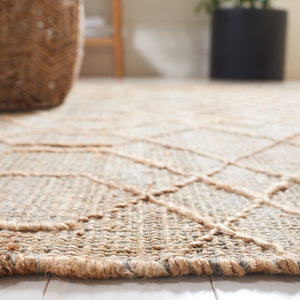 Safavieh Natural Fiber 407 Hand Loomed 80% Jute and 20% Cotton Rug NFB407A-8