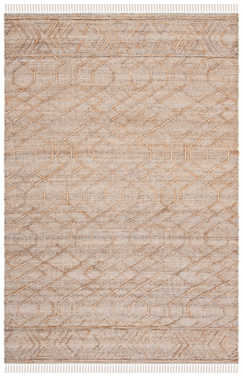 Safavieh Natural Fiber 407 Hand Loomed 80% Jute and 20% Cotton Rug NFB407A-8