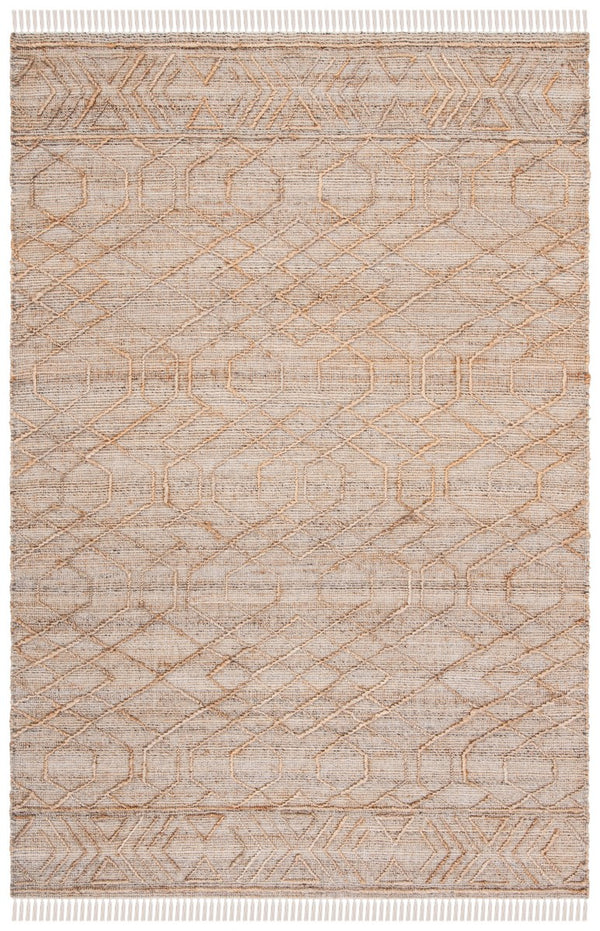 Safavieh Natural Fiber 407 Hand Loomed 80% Jute and 20% Cotton Rug NFB407A-8