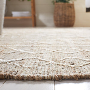 Safavieh Natural Fiber 408 Hand Loomed 80% Jute and 20% Cotton Rug NFB408A-8