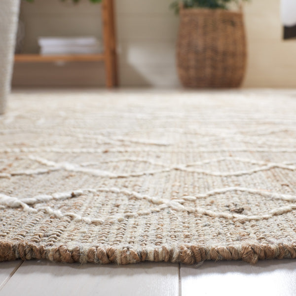 Safavieh Natural Fiber 408 Hand Loomed 80% Jute and 20% Cotton Rug NFB408A-8