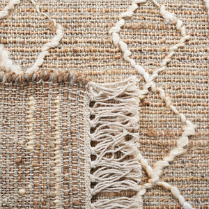 Safavieh Natural Fiber 408 Hand Loomed 80% Jute and 20% Cotton Rug NFB408A-8