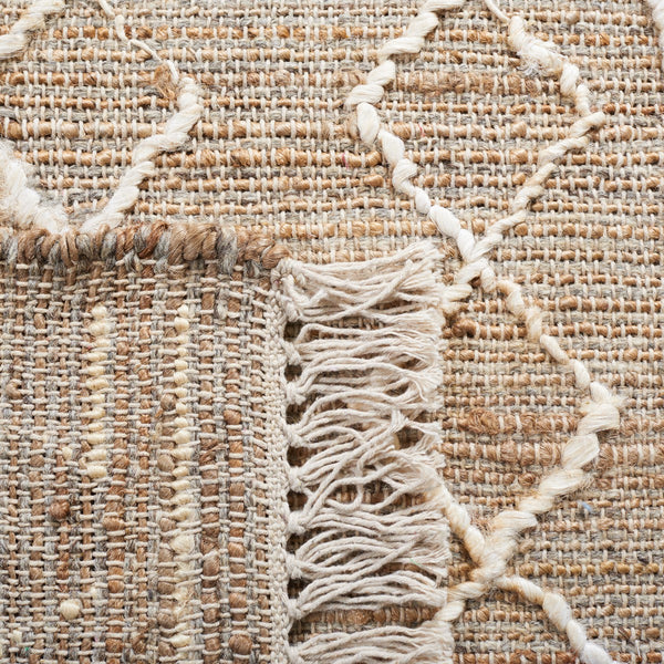 Safavieh Natural Fiber 408 Hand Loomed 80% Jute and 20% Cotton Rug NFB408A-8