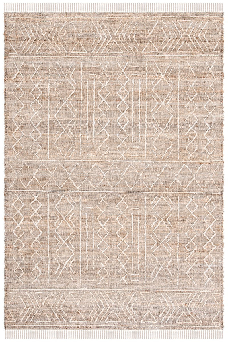 Safavieh Natural Fiber 408 Hand Loomed 80% Jute and 20% Cotton Rug NFB408A-8