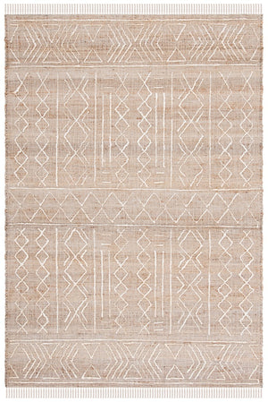 Safavieh Natural Fiber 408 Hand Loomed 80% Jute and 20% Cotton Rug NFB408A-8