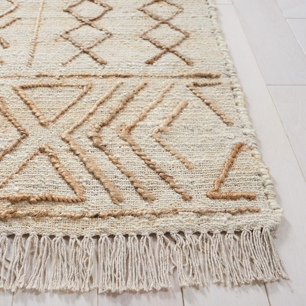 Safavieh Natural Fiber 409 Hand Loomed 80% Jute and 20% Cotton Rug NFB409A-8