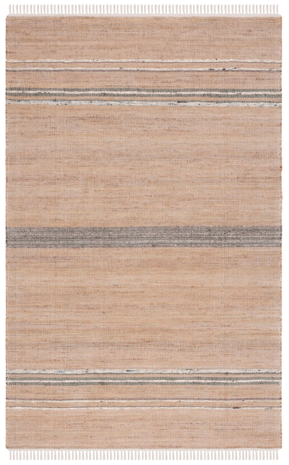 Safavieh Natural Fiber 453 Hand Loomed 80% Jute and 20% Cotton Rug NFB453F-8