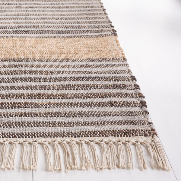 Safavieh Natural Fiber 455 Hand Loomed 80% Jute and 20% Cotton Rug NFB455H-8