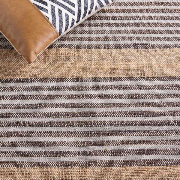 Safavieh Natural Fiber 455 Hand Loomed 80% Jute and 20% Cotton Rug NFB455H-8