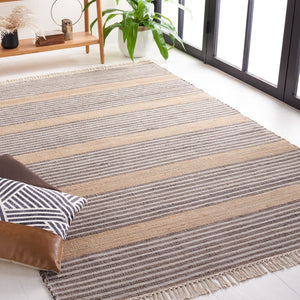 Safavieh Natural Fiber 455 Hand Loomed 80% Jute and 20% Cotton Rug NFB455H-8