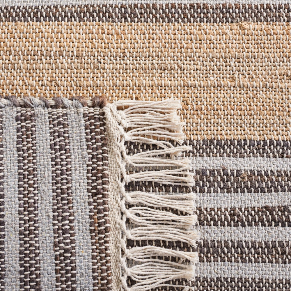 Safavieh Natural Fiber 455 Hand Loomed 80% Jute and 20% Cotton Rug NFB455H-8