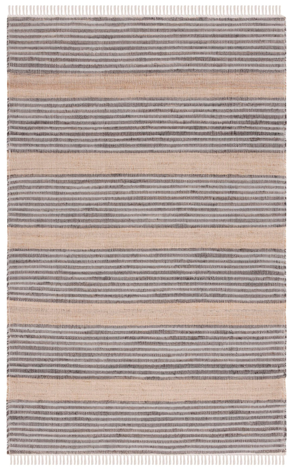 Safavieh Natural Fiber 455 Hand Loomed 80% Jute and 20% Cotton Rug NFB455H-8