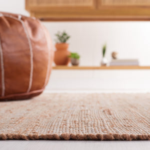 Safavieh Natural Fiber 457 Hand Loomed 80% Jute and 20% Cotton Rug NFB457P-8