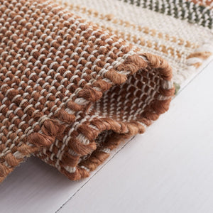 Safavieh Natural Fiber 457 Hand Loomed 80% Jute and 20% Cotton Rug NFB457P-8