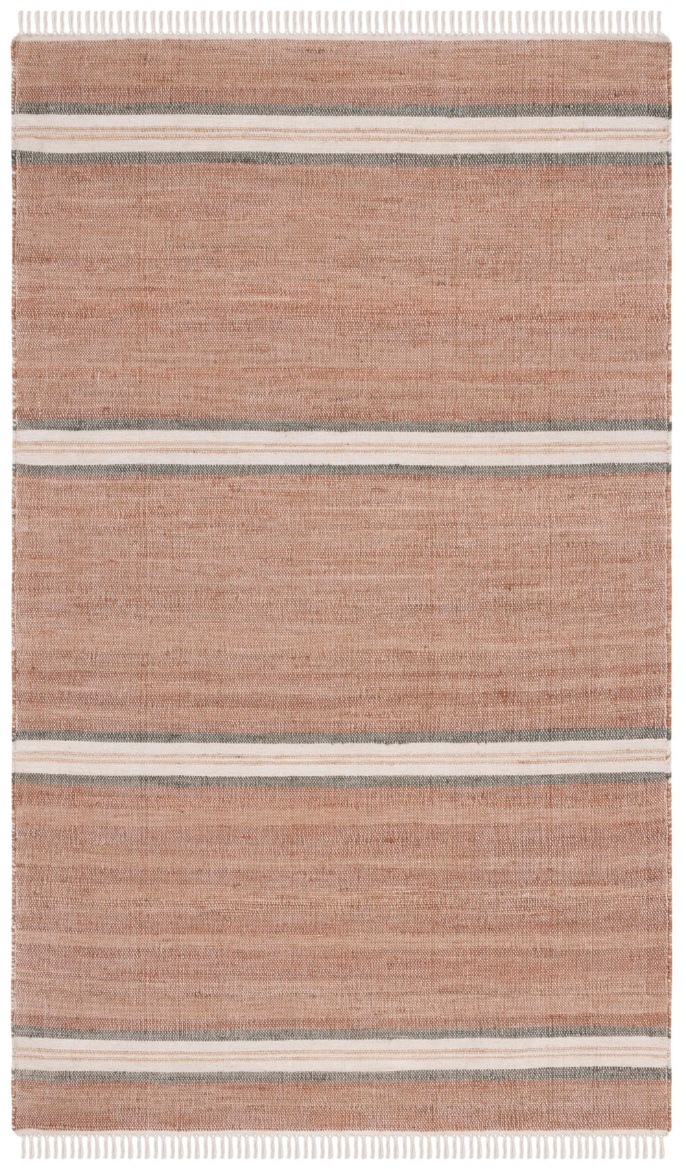 Safavieh Natural Fiber 457 Hand Loomed 80% Jute and 20% Cotton Rug NFB457P-8