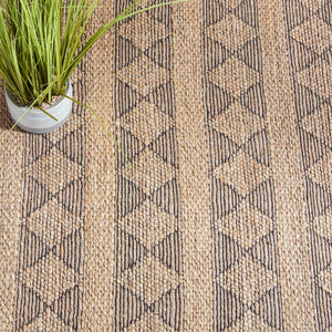 Safavieh Natural Fiber 551 Hand Tufted 75% Jute/20% Cotton/and 5% Nylon Rug NFB551A-8