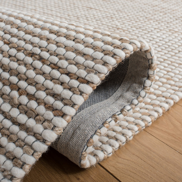 Safavieh Natural Fiber 553 Hand Tufted 37.50% Jute/37.50% Wool/20% Cotton/and 5% Nylon Rug NFB553A-9