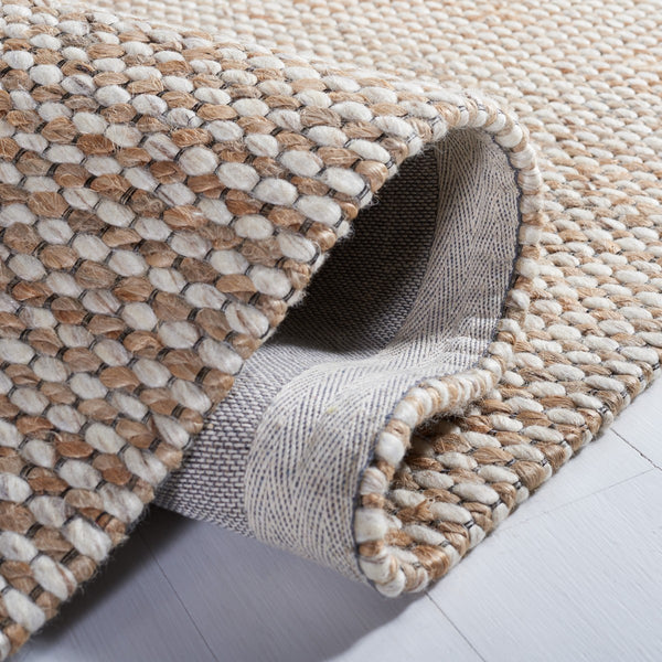 Safavieh Natural Fiber 553 Hand Tufted 37.50% Jute/37.50% Wool/20% Cotton/and 5% Nylon Rug NFB553B-9