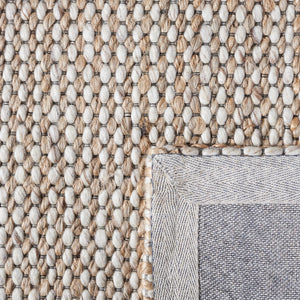 Safavieh Natural Fiber 553 Hand Tufted 37.50% Jute/37.50% Wool/20% Cotton/and 5% Nylon Rug NFB553B-9