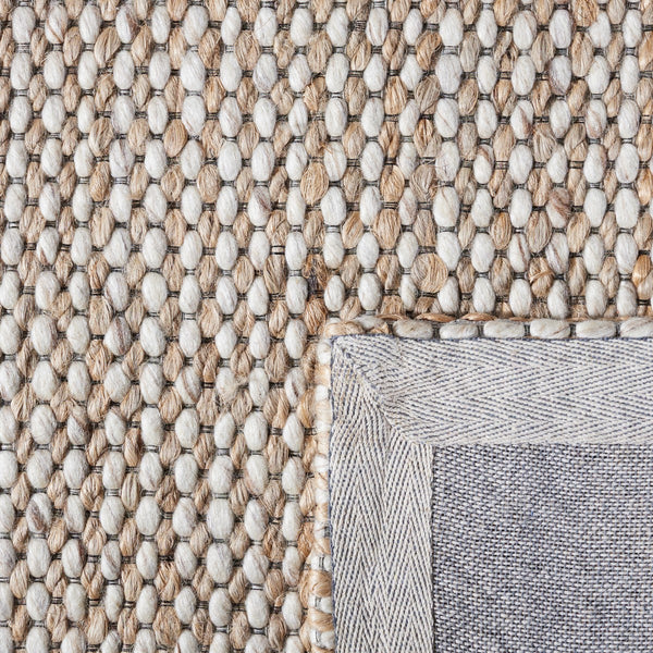 Safavieh Natural Fiber 553 Hand Tufted 37.50% Jute/37.50% Wool/20% Cotton/and 5% Nylon Rug NFB553B-9