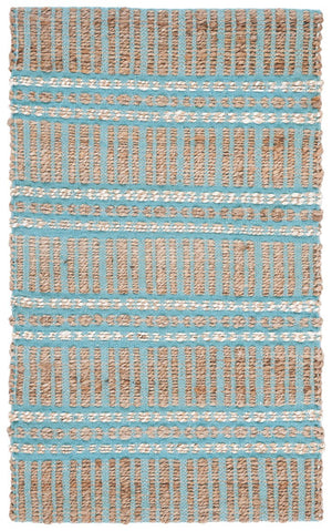 Safavieh Natural Fiber 651 Flat Weave 50% Jute and 50% Cotton Rug NFB651K-9