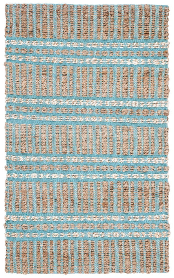 Safavieh Natural Fiber 651 Flat Weave 50% Jute and 50% Cotton Rug NFB651K-9