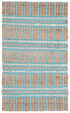 Safavieh Natural Fiber 651 Flat Weave 50% Jute and 50% Cotton Rug NFB651K-9