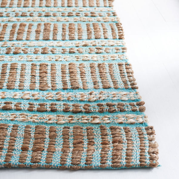 Safavieh Natural Fiber 651 Flat Weave 50% Jute and 50% Cotton Rug NFB651K-9