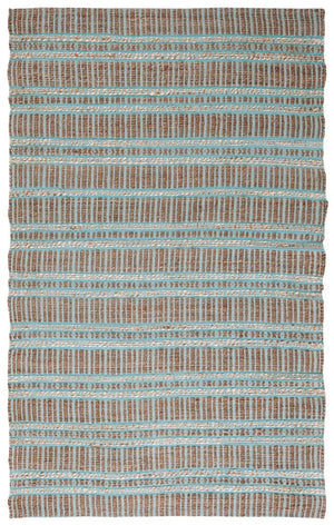 Safavieh Natural Fiber 651 Flat Weave 50% Jute and 50% Cotton Rug NFB651K-9