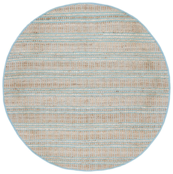 Safavieh Natural Fiber 651 Flat Weave 50% Jute and 50% Cotton Rug NFB651K-9