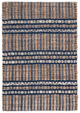 Safavieh Natural Fiber 651 Flat Weave 50% Jute and 50% Cotton Rug NFB651N-9